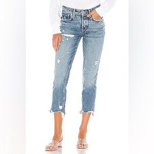 Free People x We The Free good times relaxed skinny jeans distressed faded holes